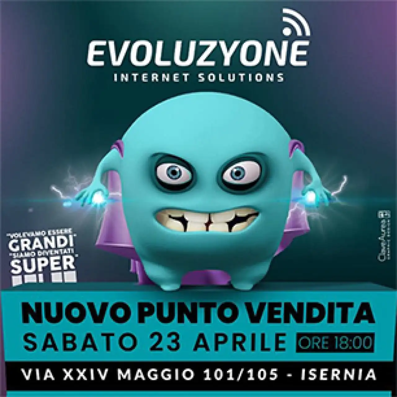 Banner Evoluzyone 306 per 306 pixel aggiornato